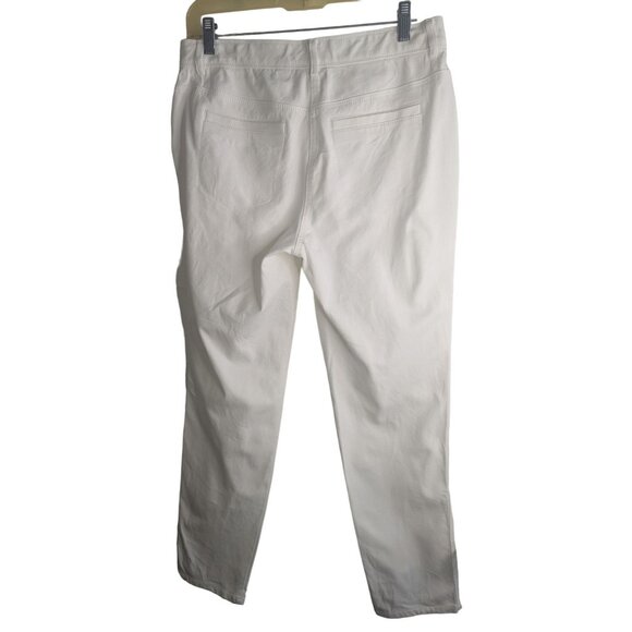 Chico's So Slimming White Straight-Leg Women's Pants Sz 0.5 Small-6 - Picture 4 of 9